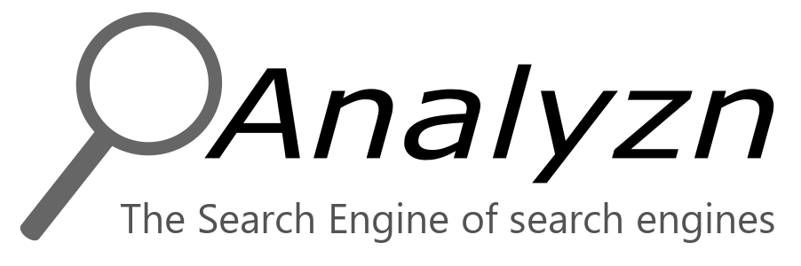 Analyzn - The Search Engine of search engines